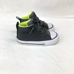 Converse All Star Hi Neon Gray Shoes toddler